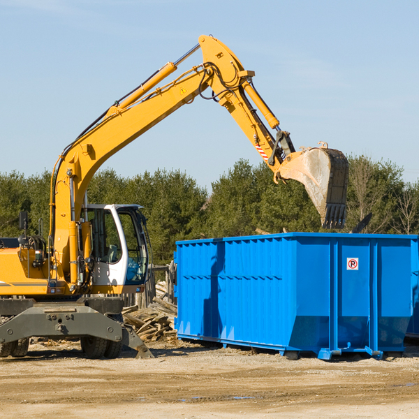 are there any restrictions on where a residential dumpster can be placed in Glenfield Pennsylvania